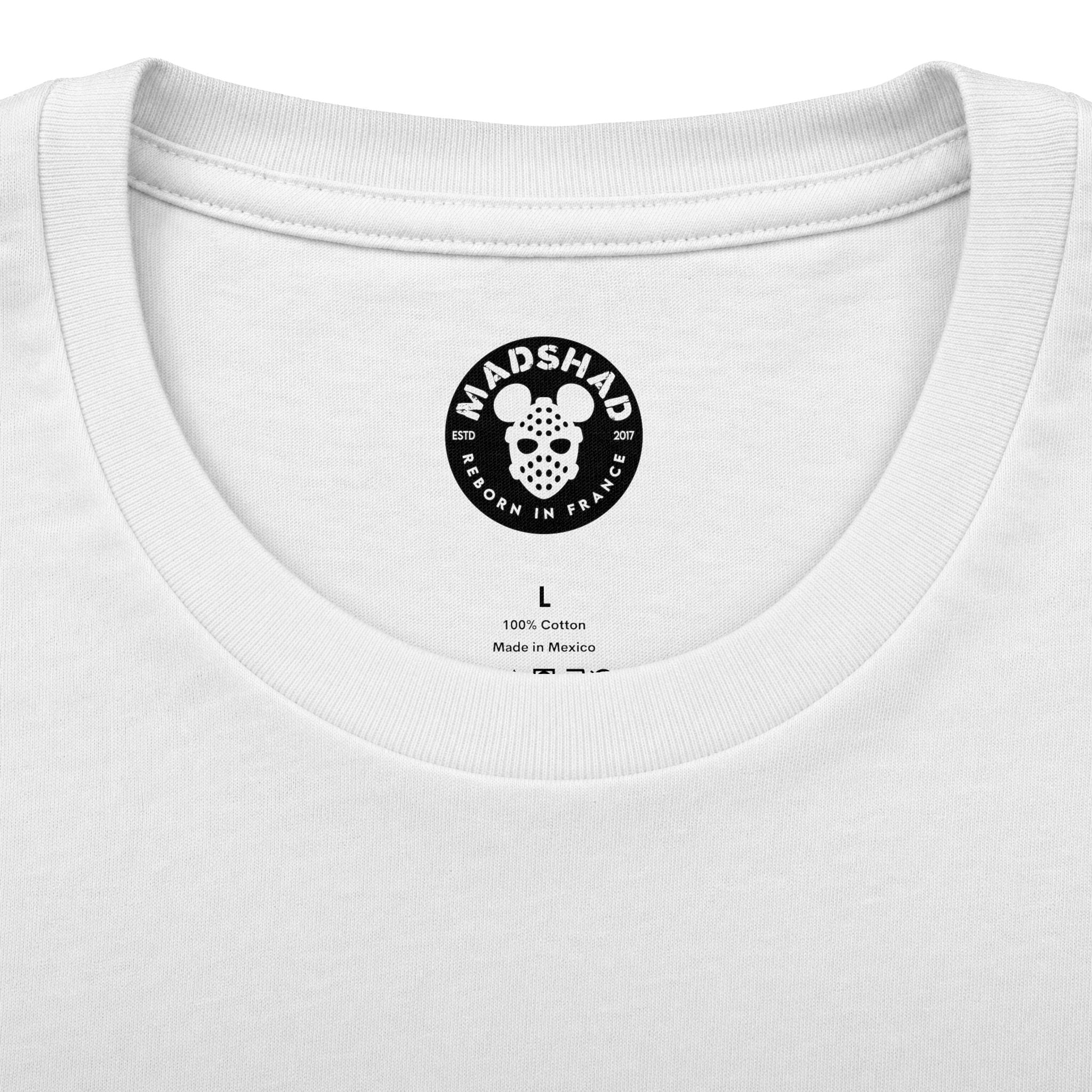 MADSHAD: LEBANON l لبنان - Arabic Calligraphy Unisex Cotton Crew Tee