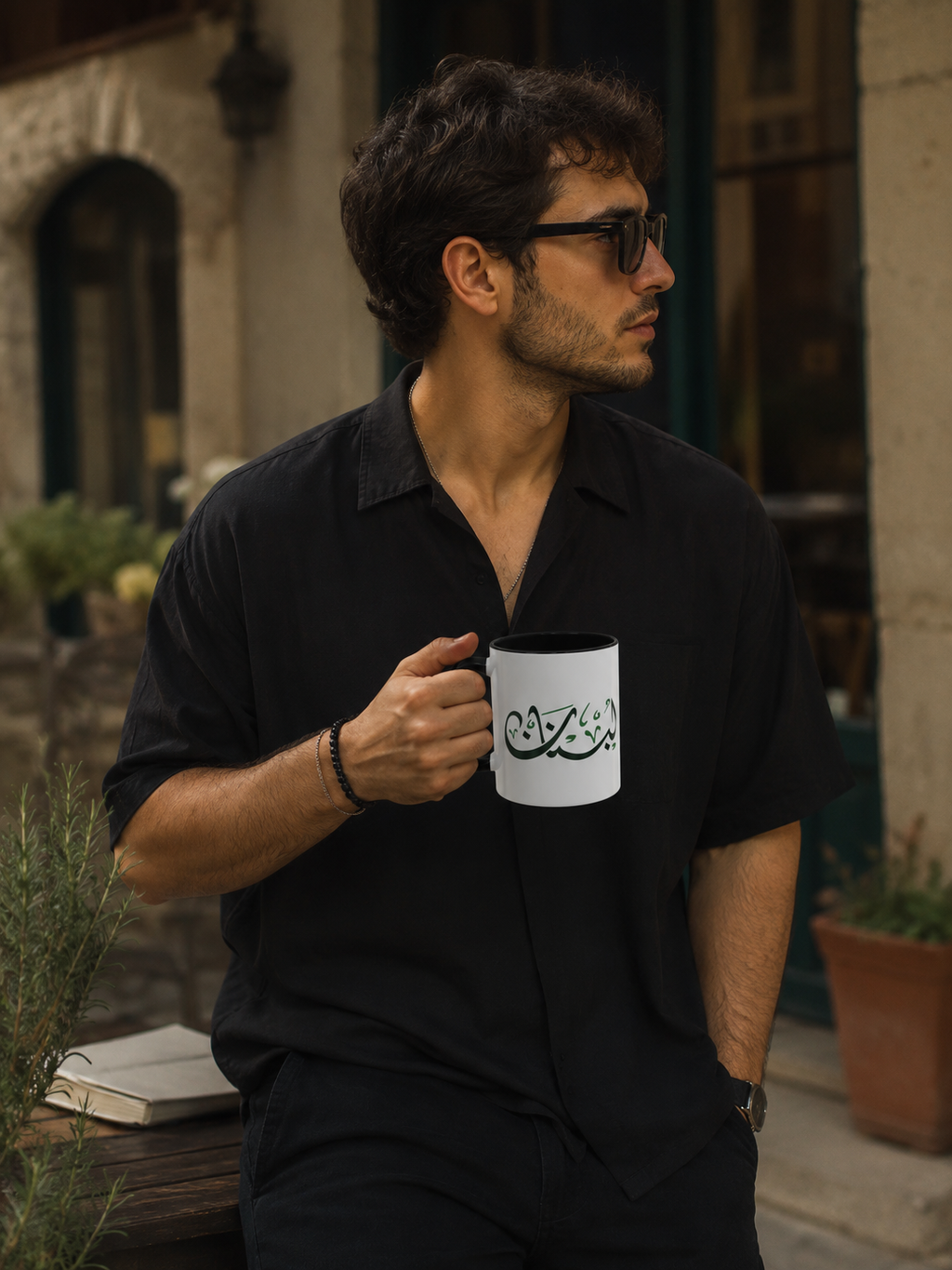 MADSHAD – LEBANON | لبنان Arabic Calligraphy Coffee Mug