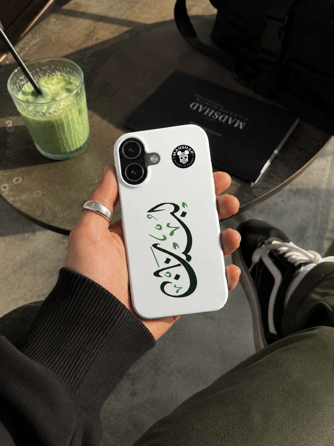 MADSHAD: LEBANON لبنان - Arabic Calligraphy Slim Phone Cases